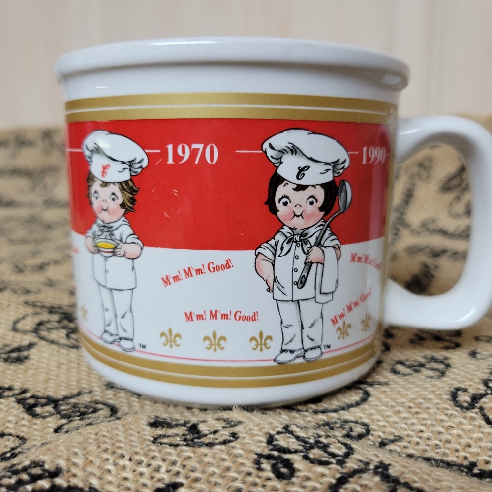 Vintage 2001 Campbells kids mug 3.5×5 used condition has a few scratches